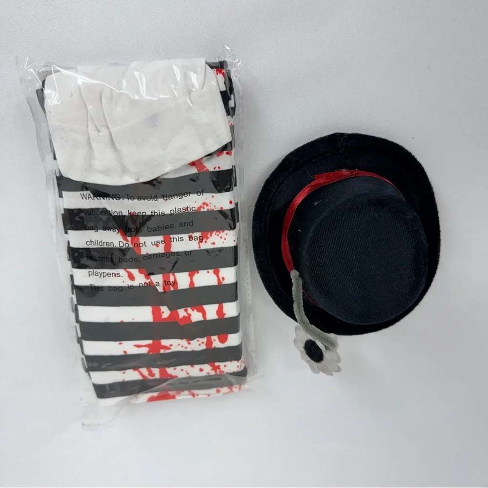 Spirit Kids Size XL 14-16 Killer Clown Cosplay Halloween Costume - Picture 11 of 15